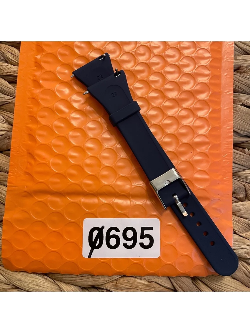 ✅Silicone Replacement Watch Band Strap for Fitbit Versa/Versa 2 Navy Blue Large
